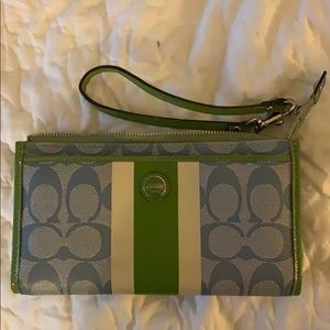 Authentic Coach wristlet/wallet